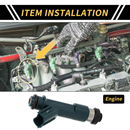 Fuel Injector 12-Hole Green 1 Pc for Toyota 4Runner (2003–2009)