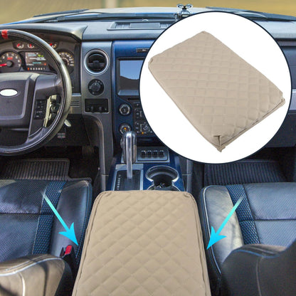 Center Console Lid Armrest Cover for Ford F-150 (2009-2014) Beige