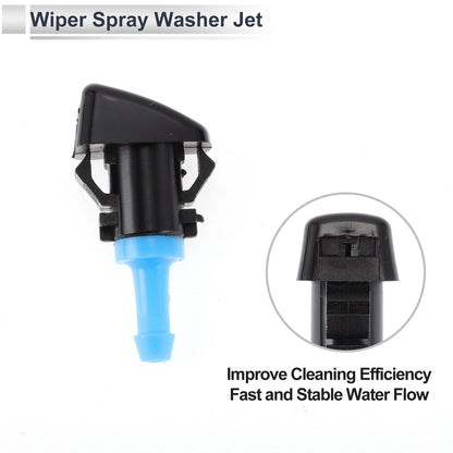 Windshield Washer Nozzle & 5 x Hose Connectors for Jeep (2011-2018)