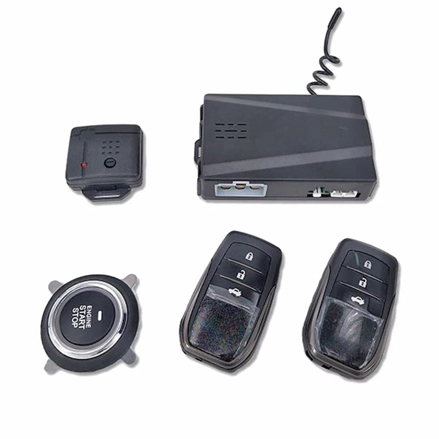 Keyless Entry Remote Engine Start Alarm System for Car Van 12V