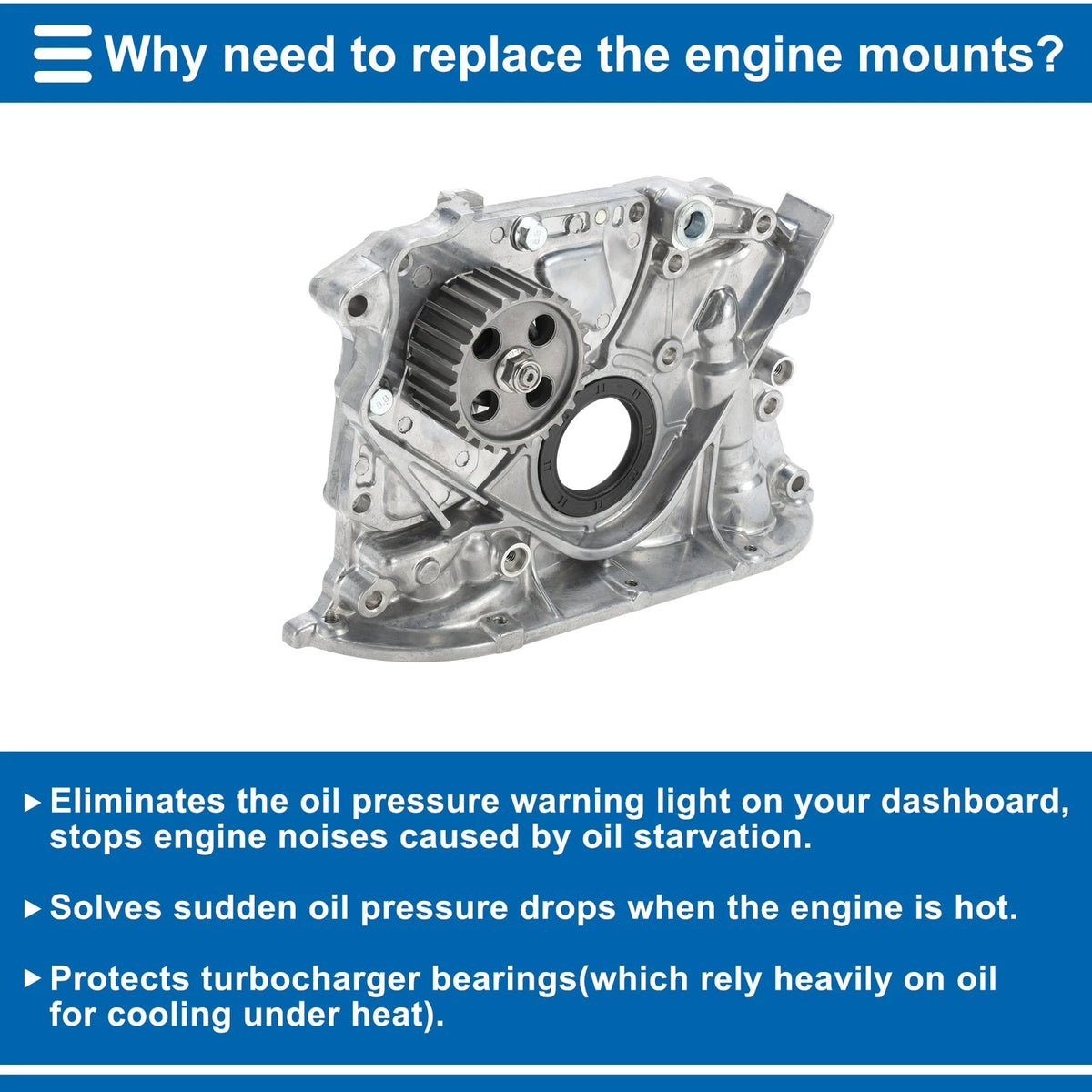 Engine Oil Pump for Toyota Camry 1992-2001 (2 x Pressure Pumps)