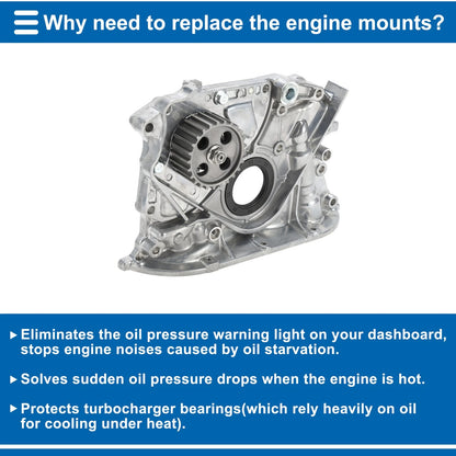 Engine Oil Pump for Toyota Camry 1992-2001 (2 x Pressure Pumps)