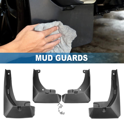 Front & Rear Mud Flap Splash Guards for Toyota Corolla Cross (2021-2023)