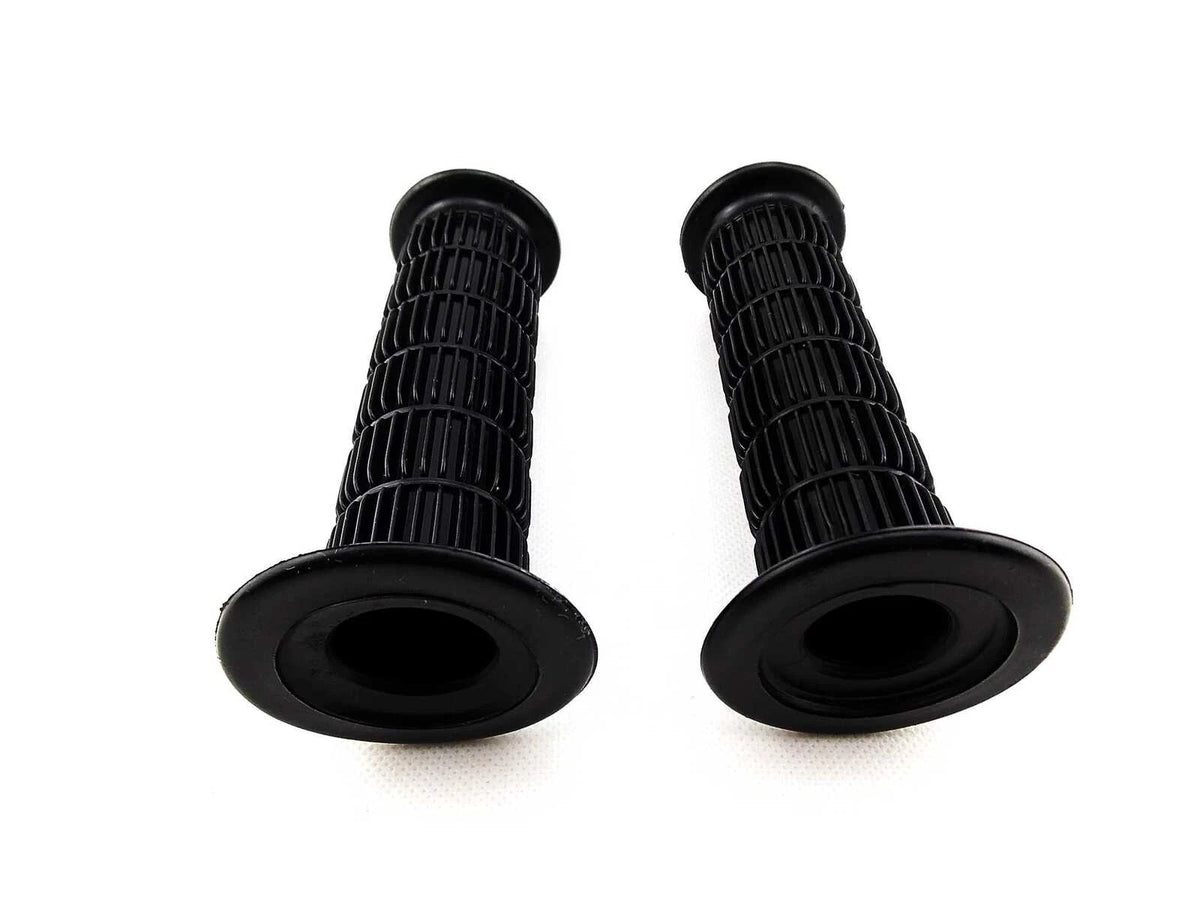 Black Hand Grip Set for Kawasaki KZ400 (1974-1979) - Left & Right Pair
