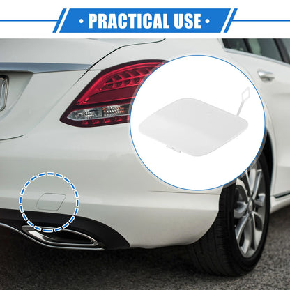 Car Rear Bumper Tow Hook Eye Cover for Mercedes-Benz C300 (2015-2021)