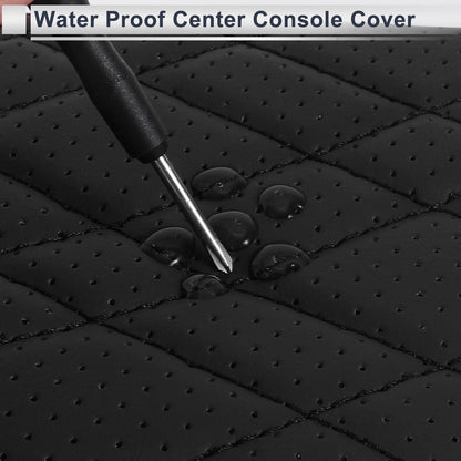 Center Console Cover with Storage Bag for BMW 7 Series (2016-2022) Black
