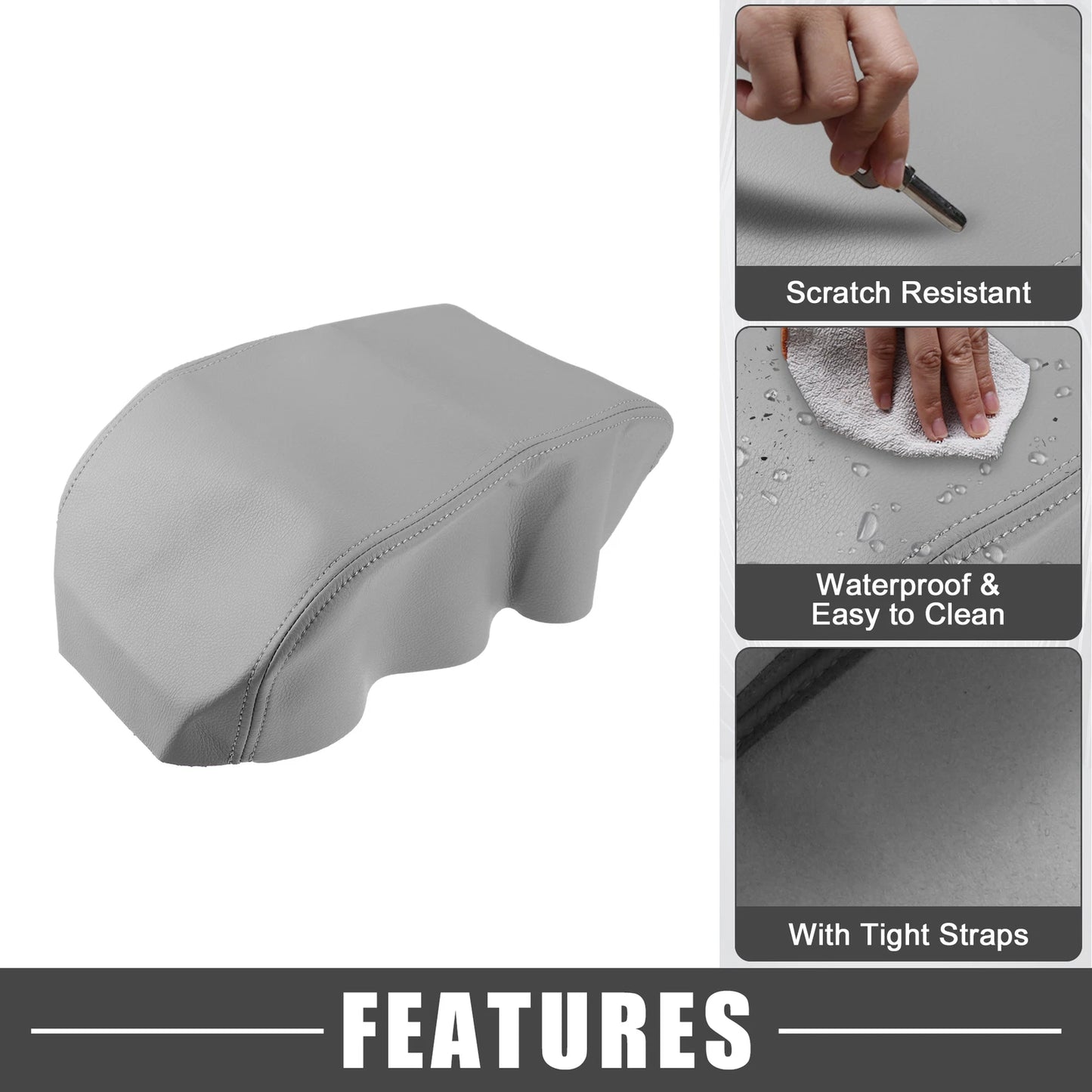 Center Console Armrest Cover for Toyota Avalon (2000-2004) Gray