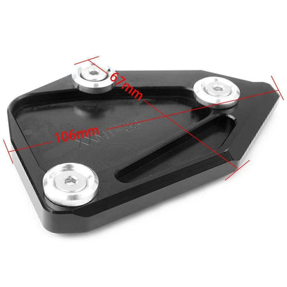 Kickstand Foot Side Stand Extension Pad for BMW C650 GT (2012-2016) Grey
