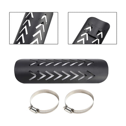 Exhaust Pipe Mount Cover Black for Motorcycle
