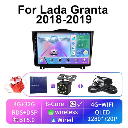 9" Android 12 Car Stereo Radio GPS NAVI for Lada Granta (2018-2019)