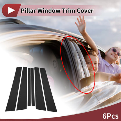 Black Door Pillar Window Trim for Ford Mercury (1998-2008)