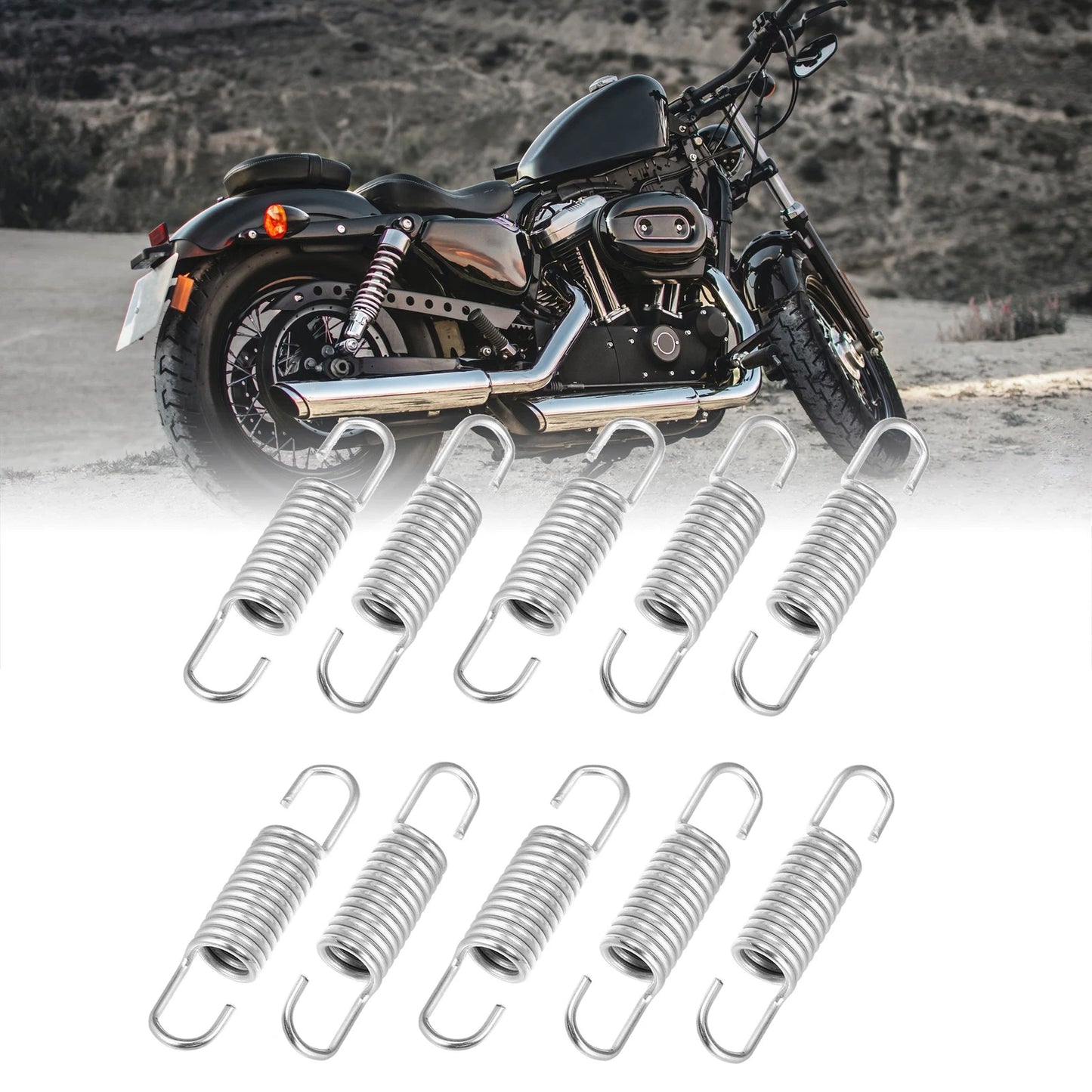 Return Spring 10 Pcs 6cm Length Brake Pedal Return Spring for Suzuki
