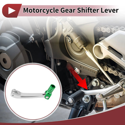 Shifter Lever for Honda CRF150F 2003-2017 - Silver Tone Green