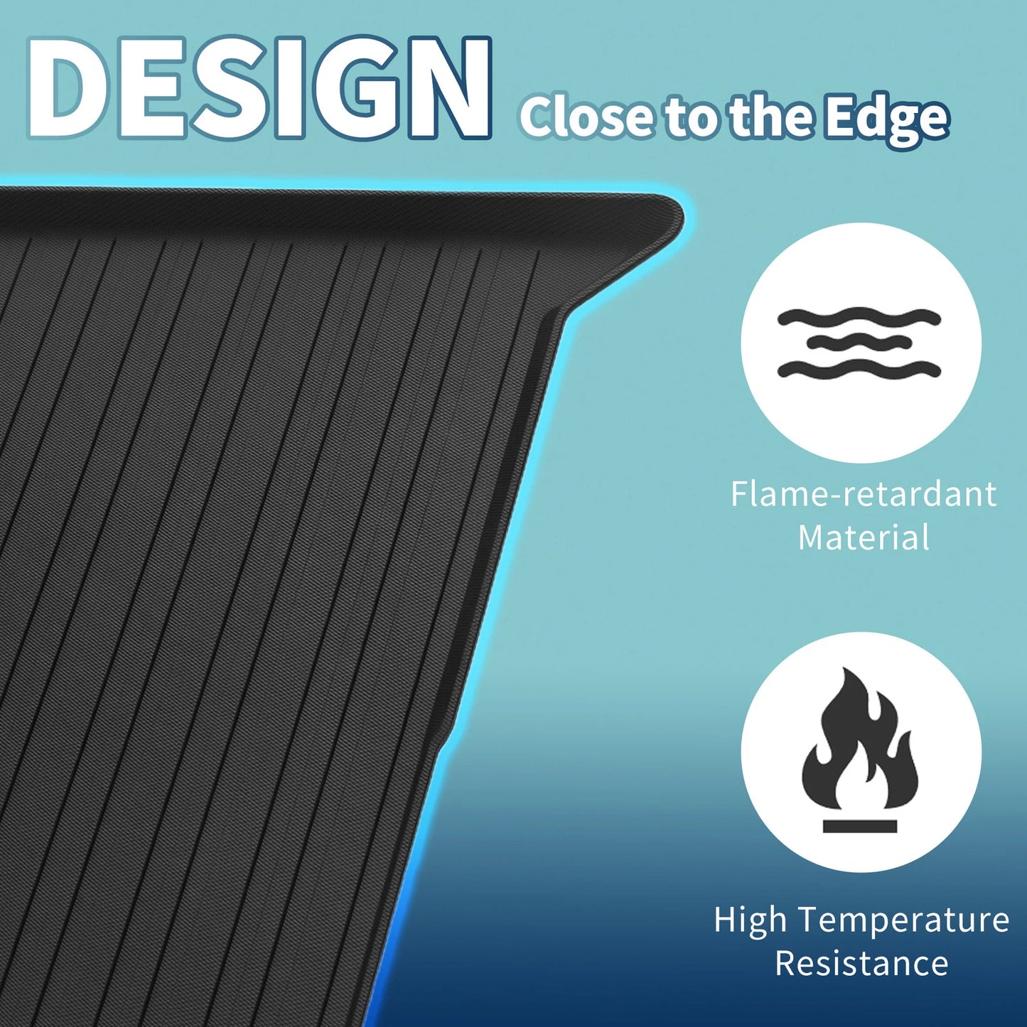 Flat Face Cargo Liner Trunk Mat for Honda Passport (2019-2022) 1 Pc