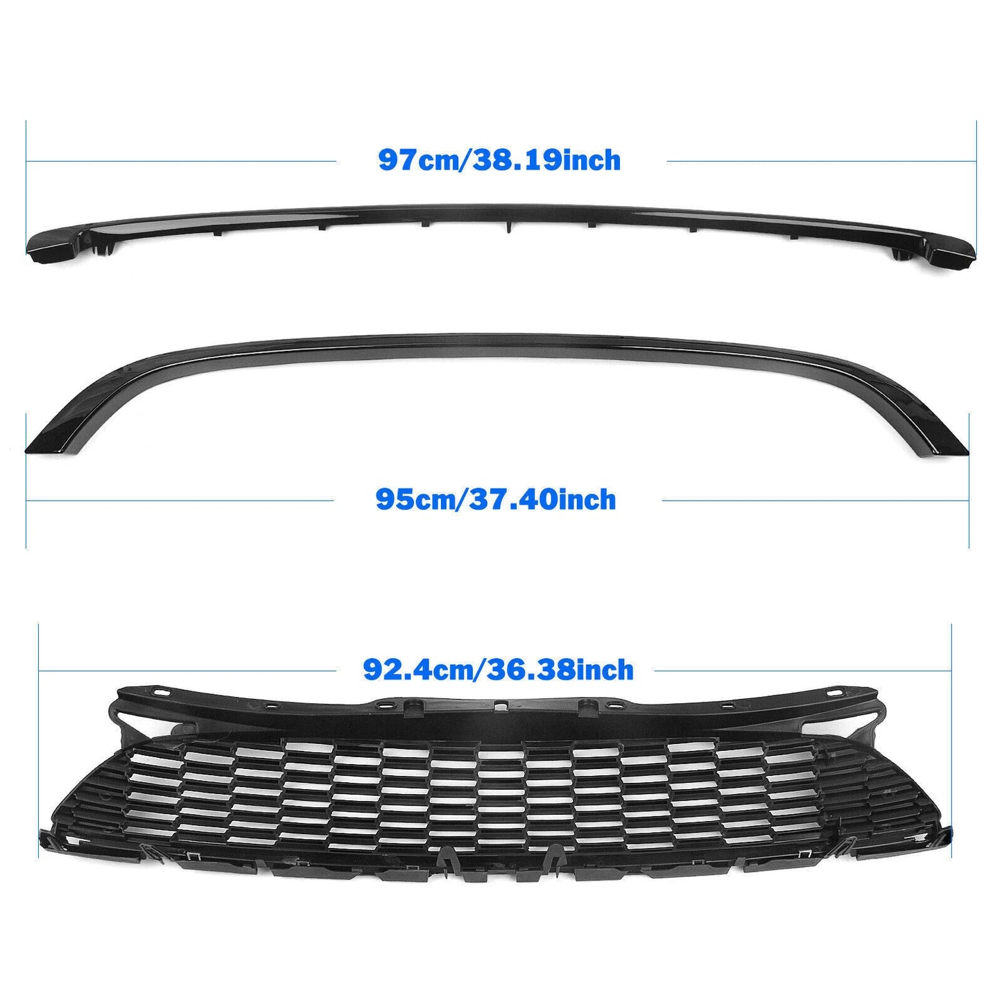 Front Rear Light Frame Grille Trim for Mini Cooper R55 R56 R57 JCW (2007-2015)
