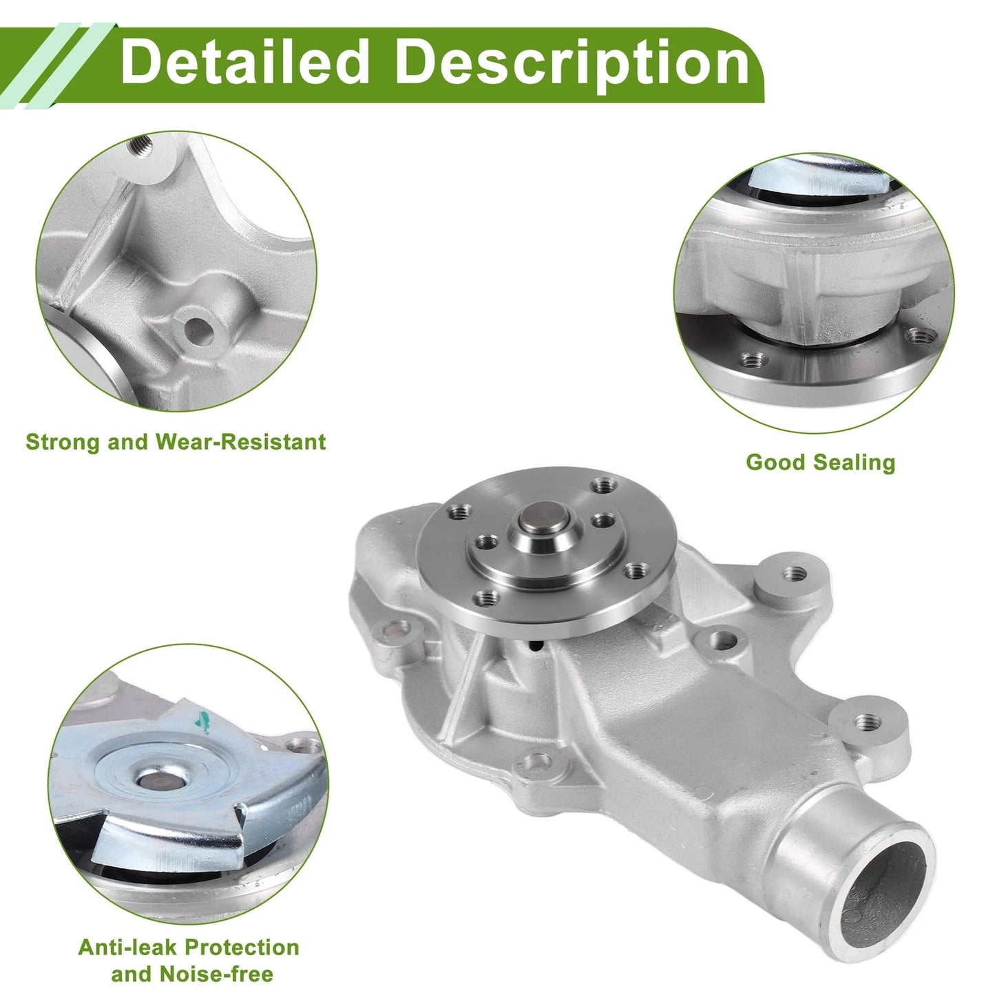 Engine Water Pump for Jeep Cherokee (1998-2001) - Cooling Water Pump