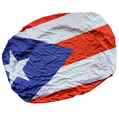 3.3x5FT Elastic Fabric Engine Hood Cover Flag for Car Puerto Rico (N/A)