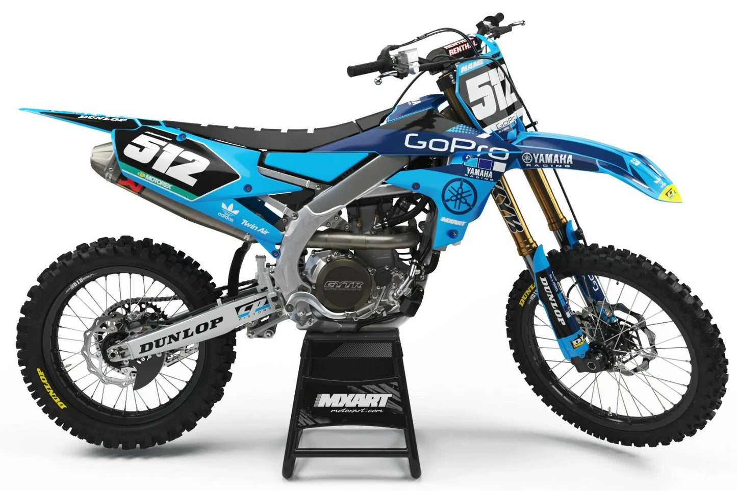 Sticker Kit for Yamaha YZ 250 2022-2023 - Boost Graphics Decals