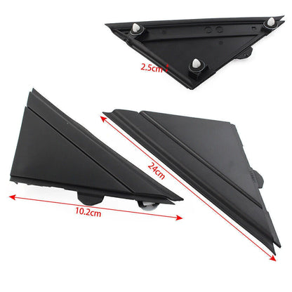 Right Door Mirror Cover Matte Black for Fiat 500 (2012-2019)