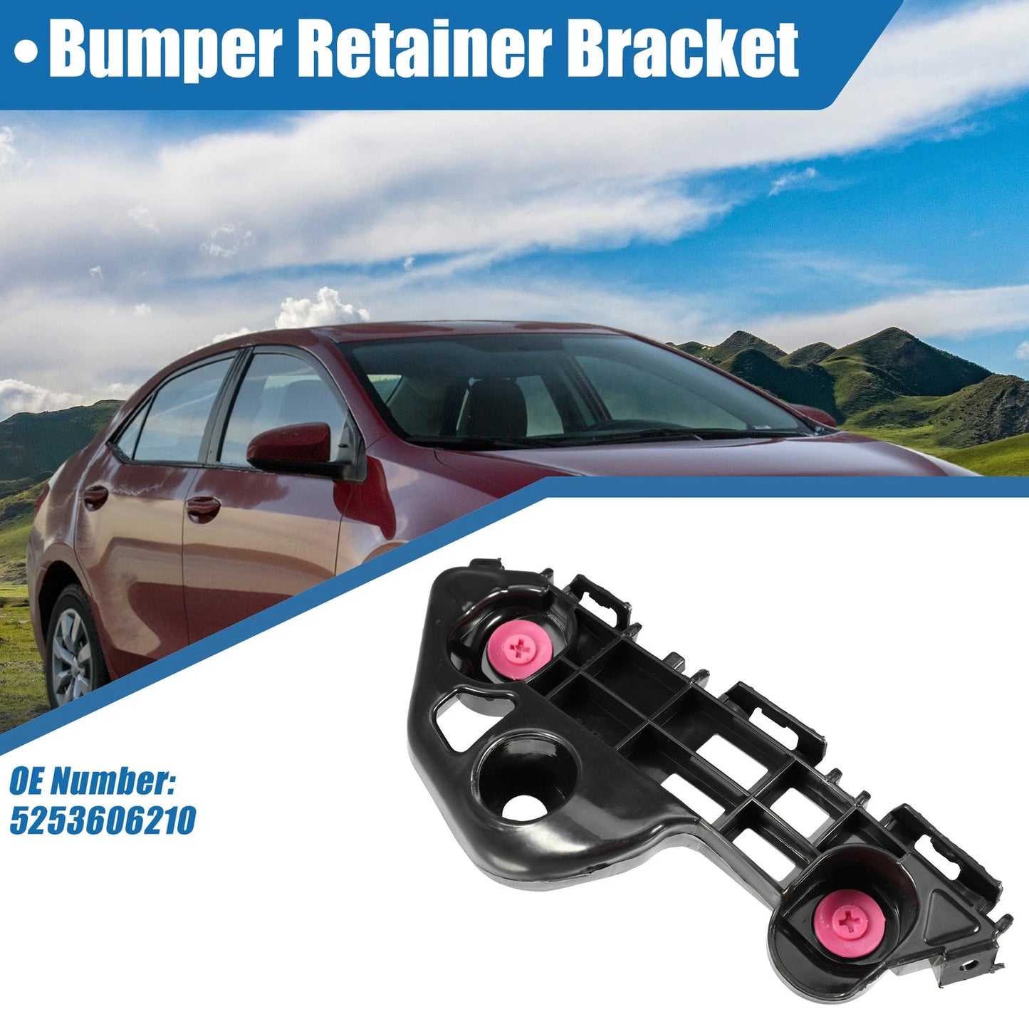 Left Driver Side Bumper Bracket for Toyota Camry (2018-2021)