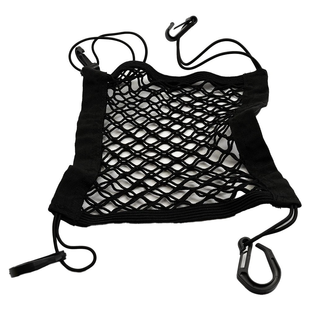 2 x Motorcycle Cargo Net Tool Accessory Car Hook Hold Bag Mesh Plastic Hooks