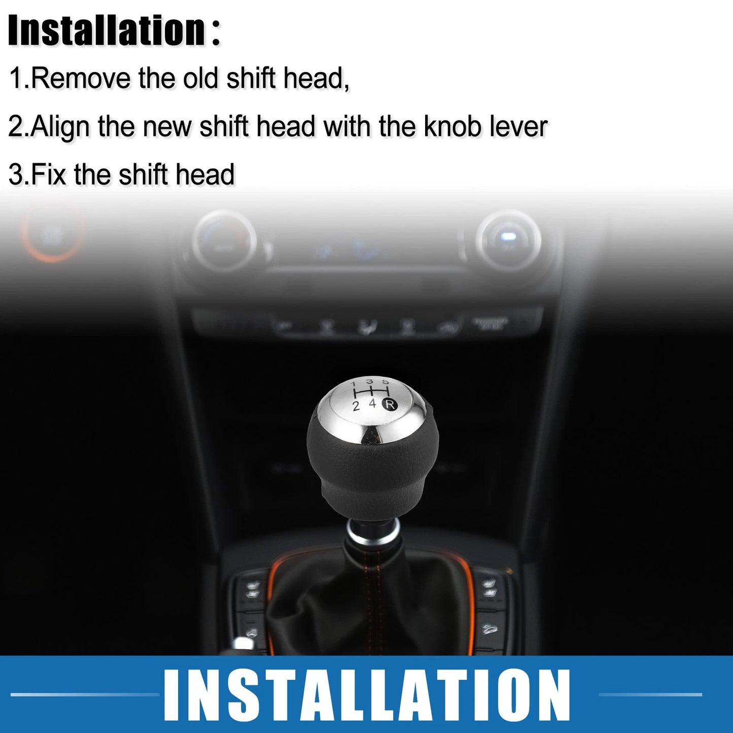 5 Speed Manual Shift Knob for Toyota Corolla (2007-2013) Plastic