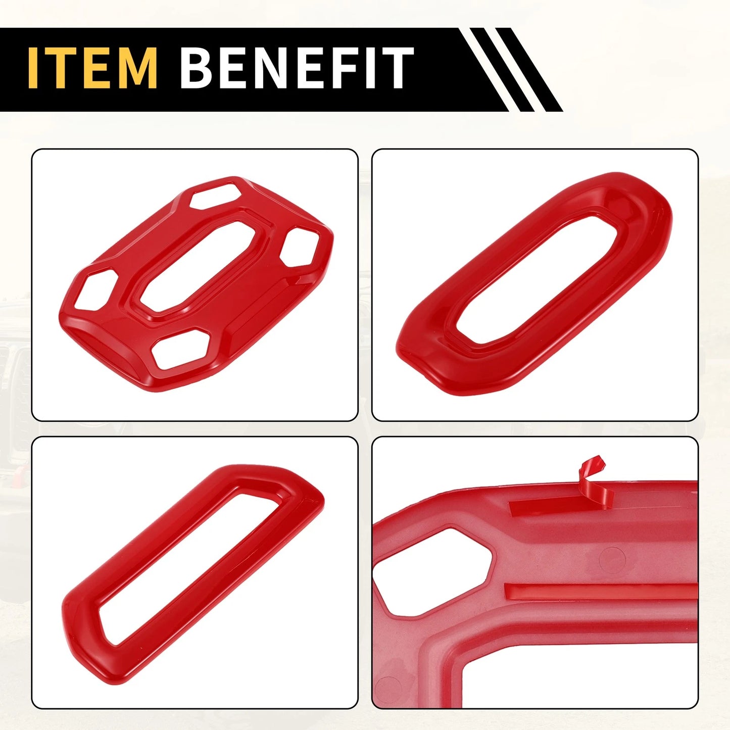Roof Reading Light Lamp Cover Trim for Jeep Wrangler JL JLU (2018-2024)