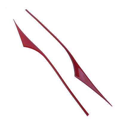Red Carbon Fiber Speedometer Strip Cover for Honda Civic Coupe (2013-2015)