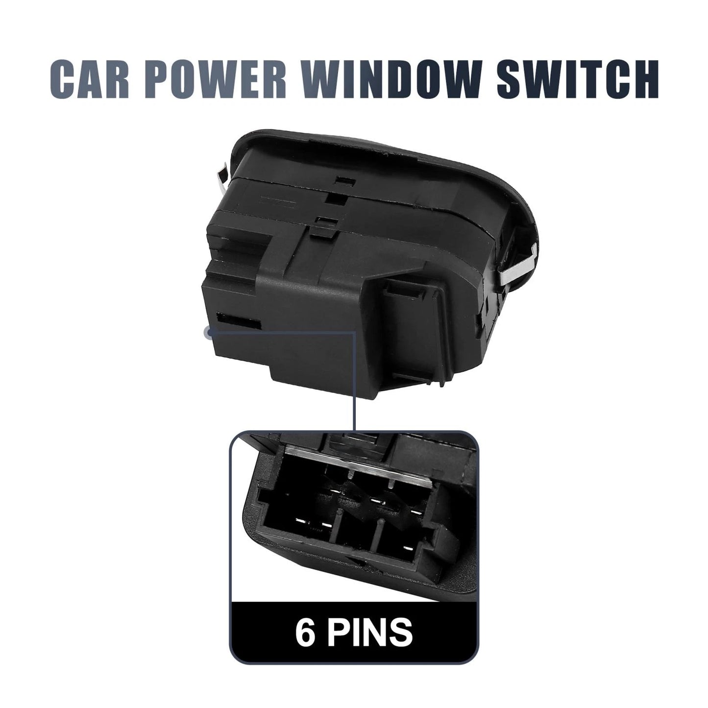Driver Side Power Window Switch for Peugeot 206 (2000-2008)