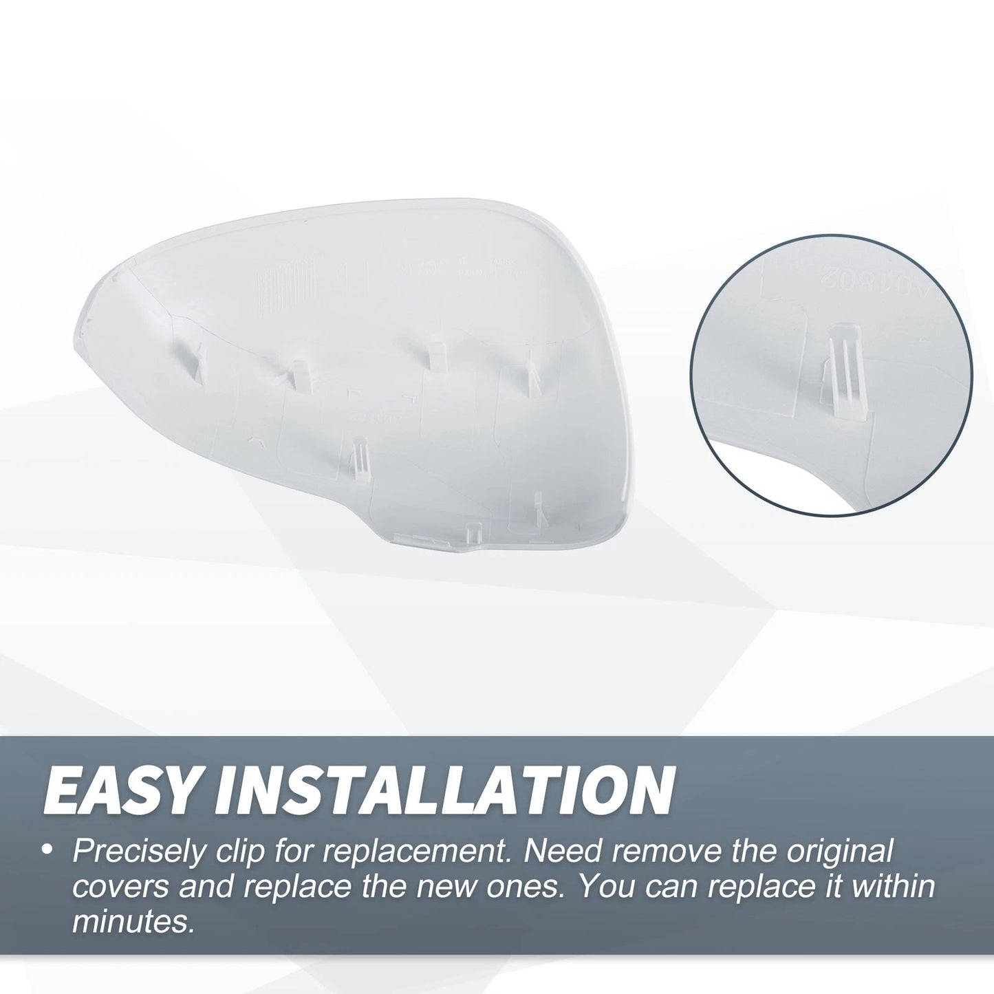 Left Side Rearview Mirror Cover for Toyota Prius (2010-2012)