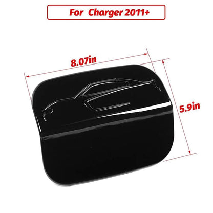 Glossy Black Gas Cap Cover Trim for Dodge Charger (2015–2022)