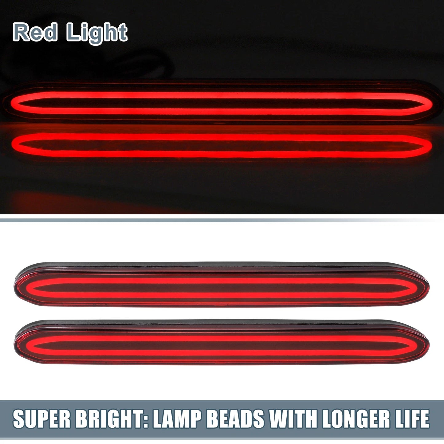 Rear Bumper Reflector Light for Honda Odyssey (2007-2013) Red