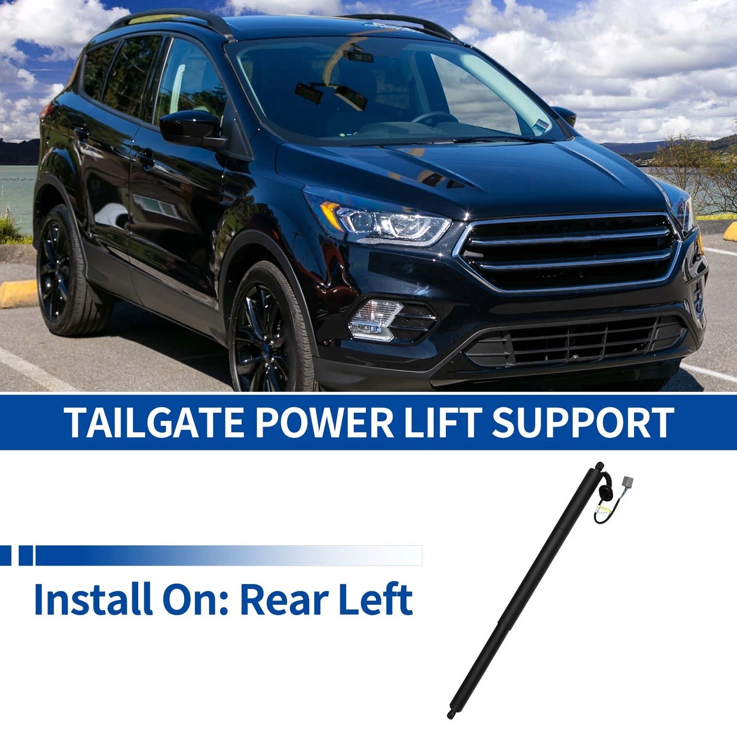 Rear LH Tailgate Power Lift Support for Ford Escape 2.0L 2.5L (2013-2019)