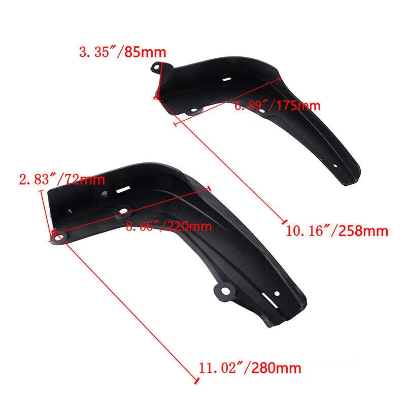 4 x Carbon Fiber Mud Flaps for Tesla Model S (2016-2019)