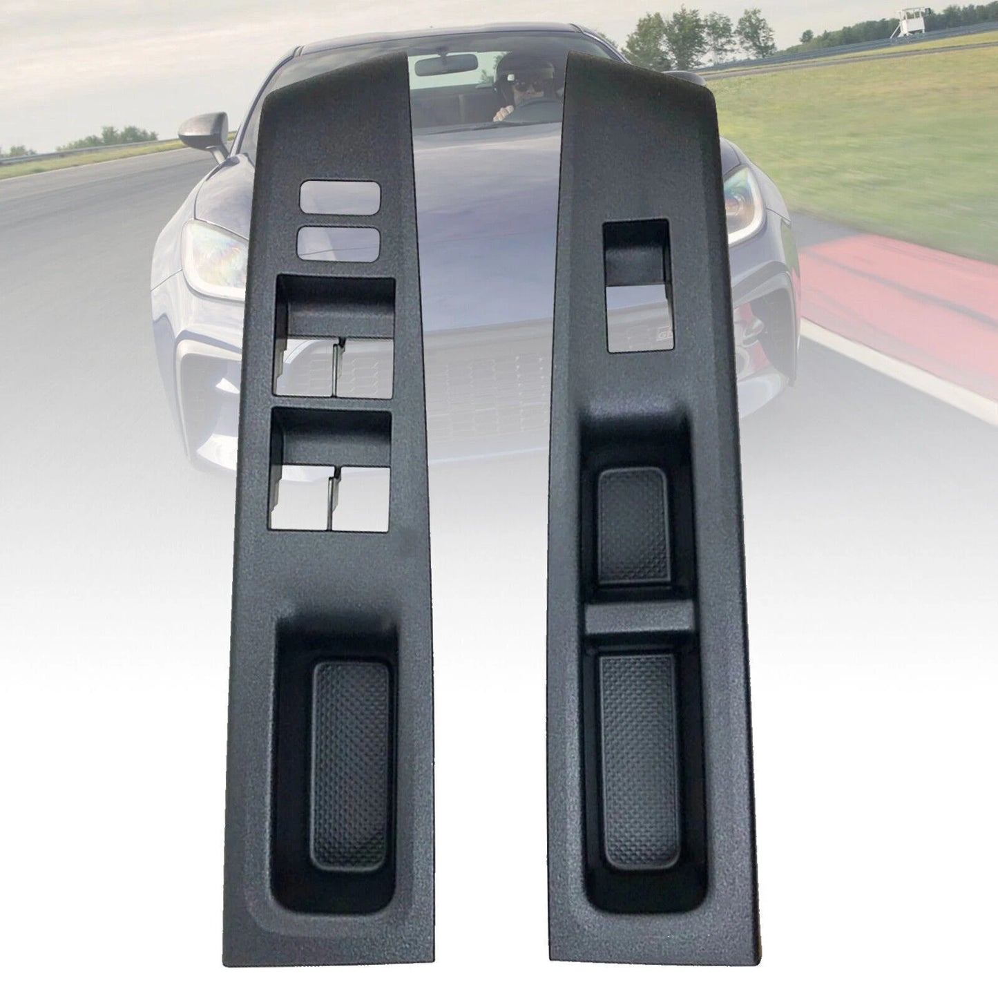 2 x Front Armrest Upper Panels for Toyota Vitz Yaris (2011-2014) Replacement