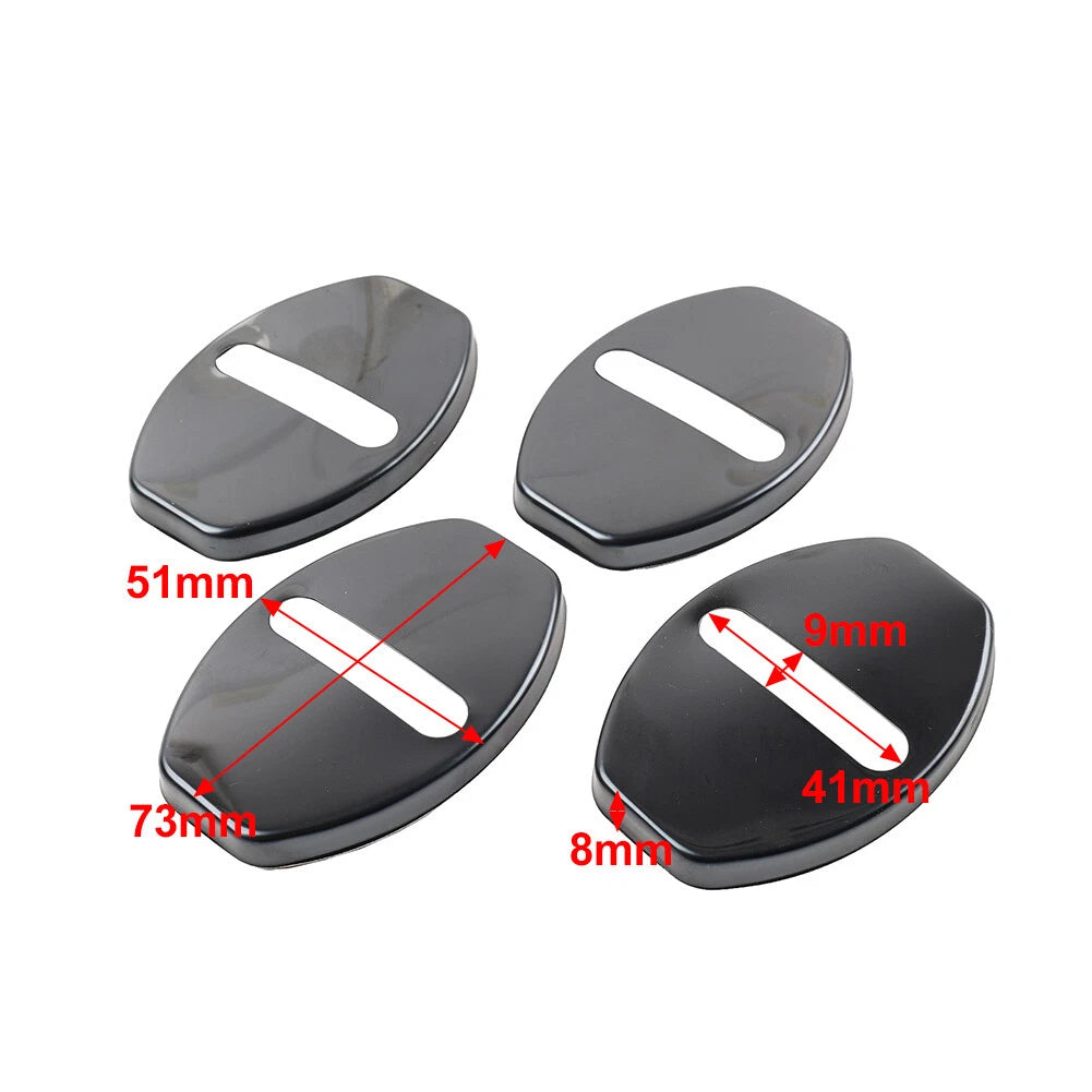 Red Door Lock Protective Cover for Audi A3 A4 TT S3 S4 VW Golf Passat Tiguan
