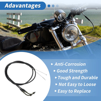 Throttle Cable / 130 cm / Throttle Cable for Harley Sportster XL883 XL1200