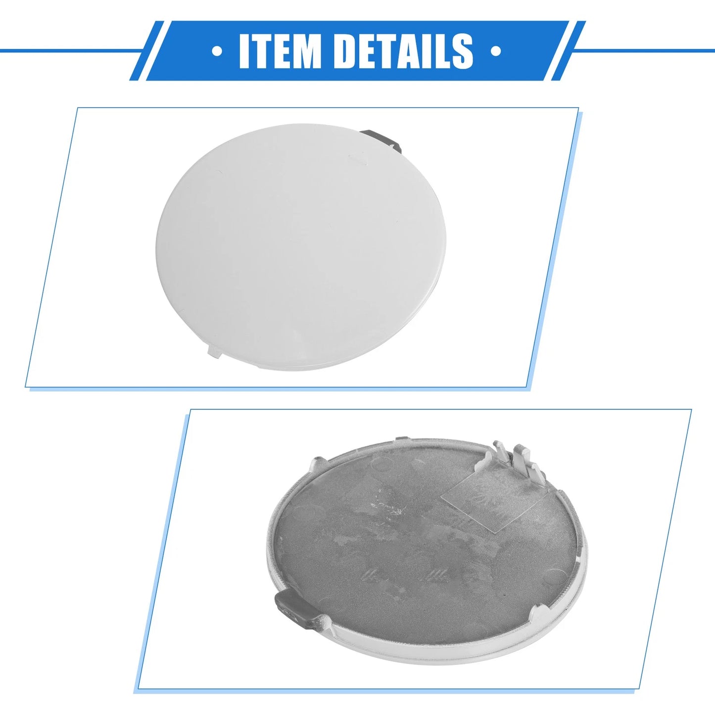 Front Right Bumper Tow Hook Cover for BMW X5 (2016-2018) White