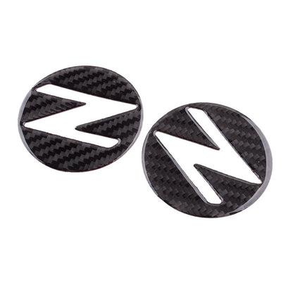 Carbon Fiber Side Fender Emblem Decal for Nissan 350Z Z33 (2003-2009)