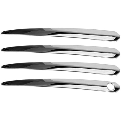 4 x Exterior Door Handle Trim Strip Covers for Toyota RAV4 Highlander (2019-2023)