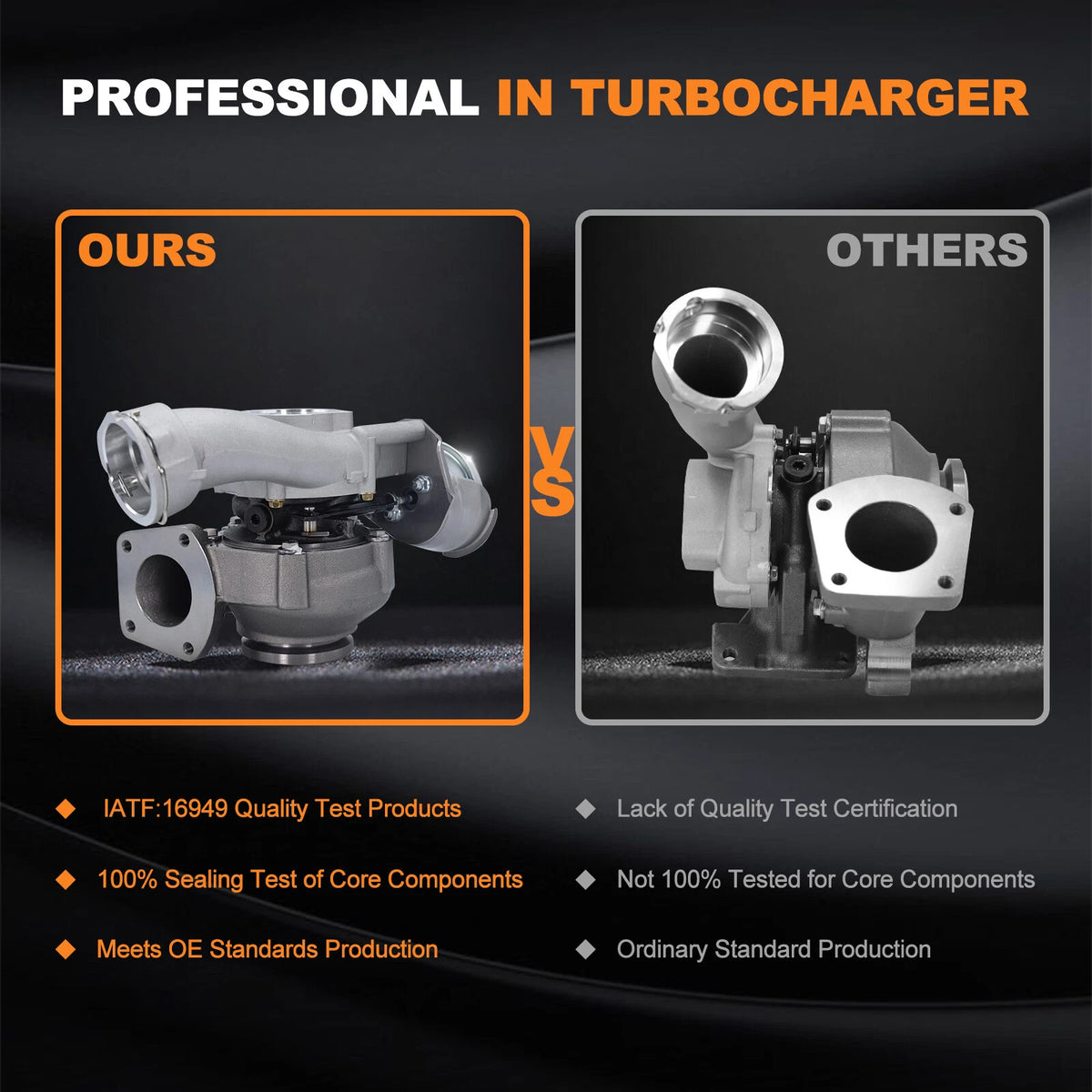 Turbocharger for VW Transporter Caravelle Kombi 2.5 TDI AXD BNZ (2003-2015)