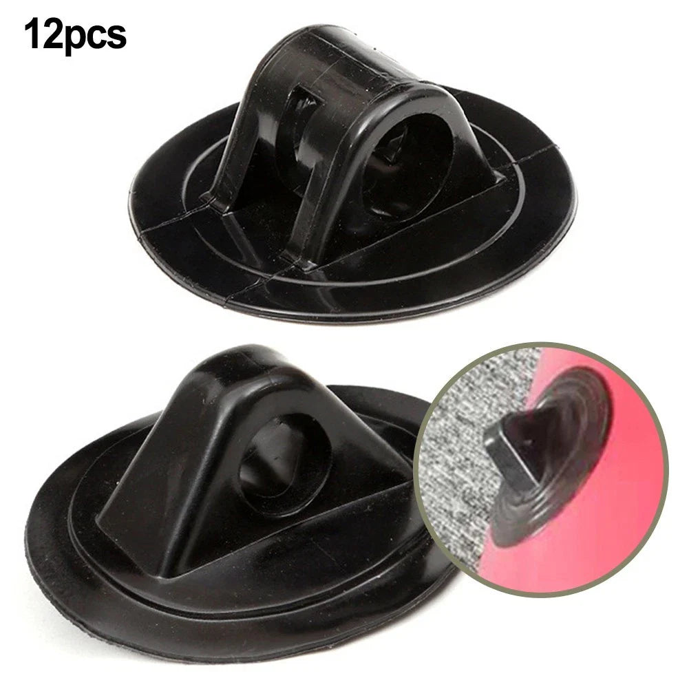 Rope Hanging & Motor Bracket Buckle Set 12PCS for Inflatable Boats