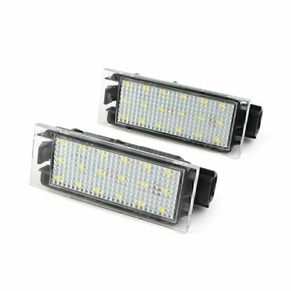 LED License Plate Lights for Renault Twingo Clio Megane (2007-2019)