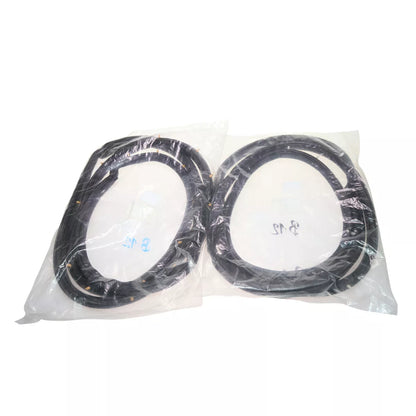 Rear Door Weatherstrip Set for Nissan Datsun Sunny Sentra B12 Sedan 1987-1990