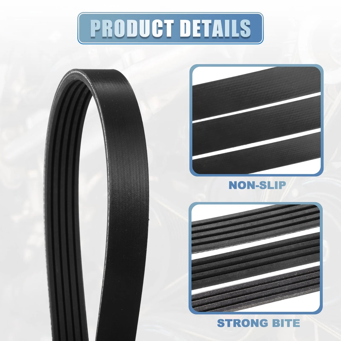 Serpentine Belt for Toyota Corolla Base Sedan (2003-2008)