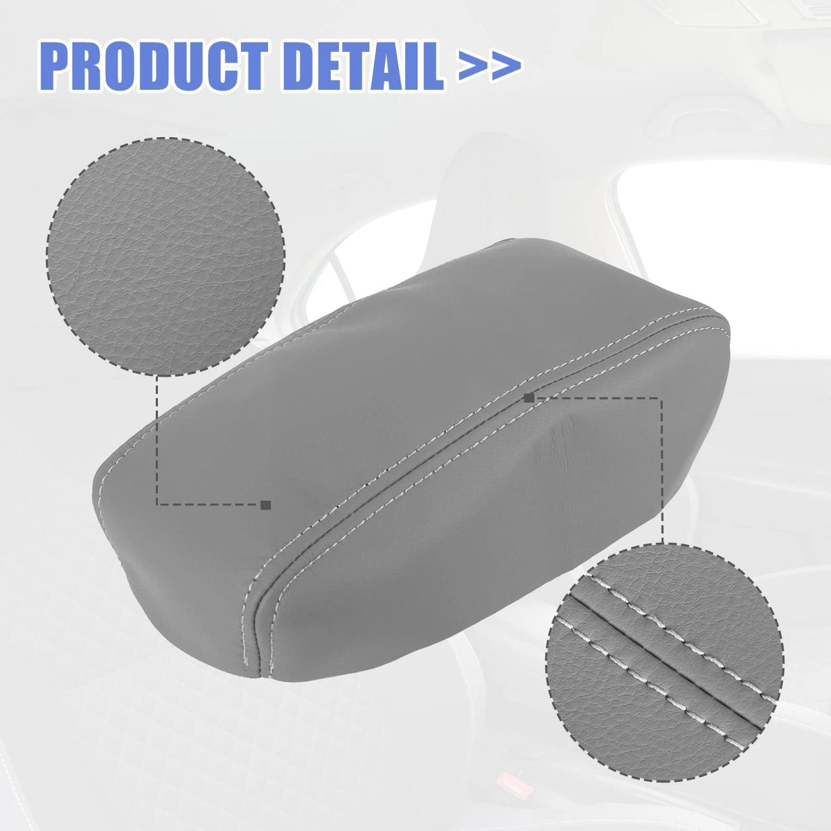 Center Console Lid Armrest Cover for Toyota 4Runner (1996-2002) Gray