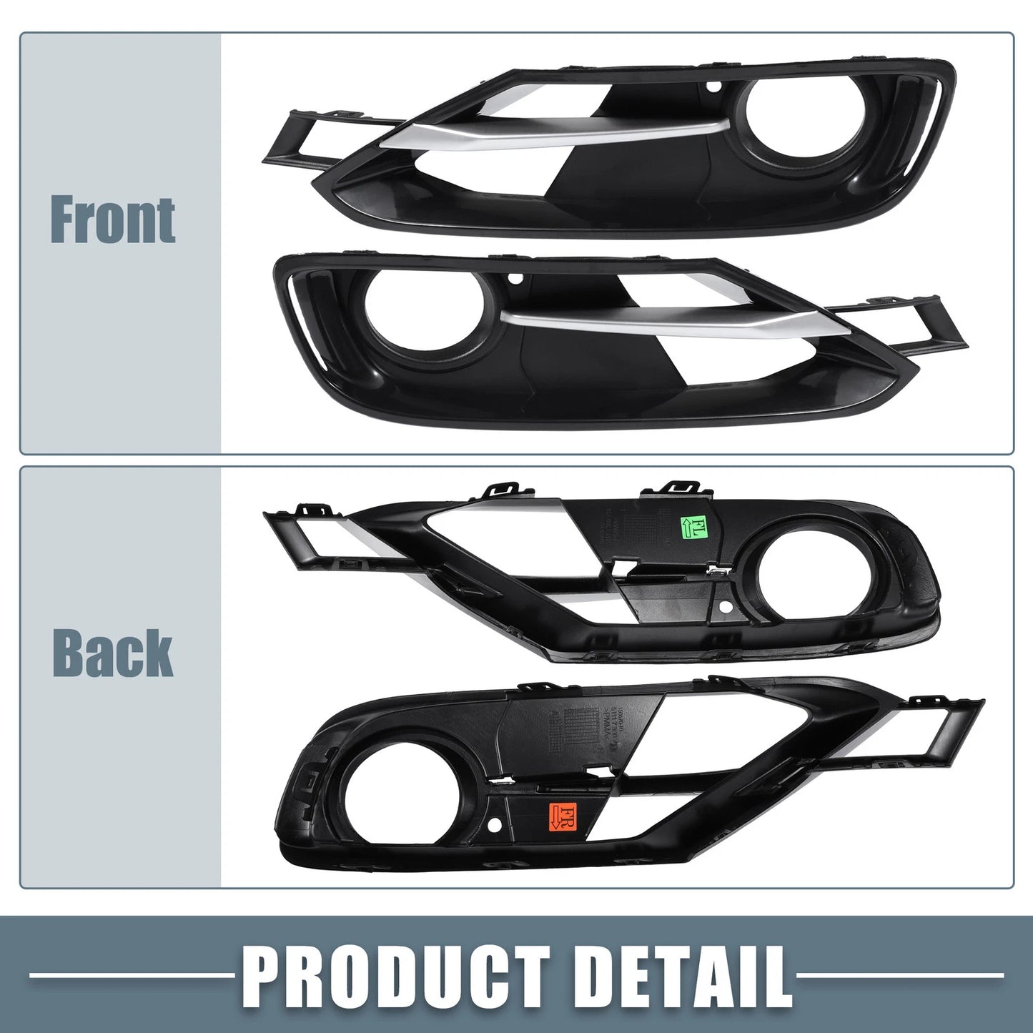 Fog Light Grille Cover Trim  for BMW F30 (2012-2019)
