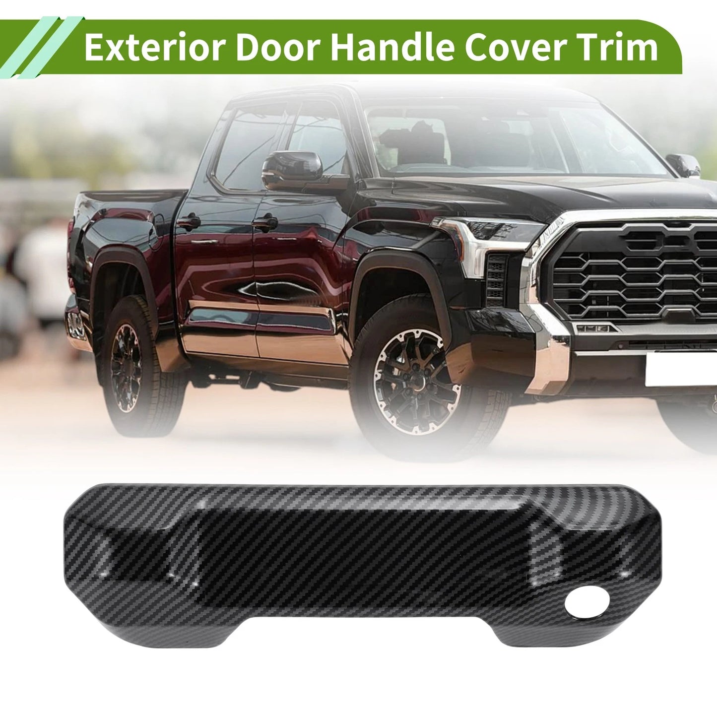 Exterior Door Handle Cover Trim for Toyota Tundra (2022-2025) ABS 1Pc