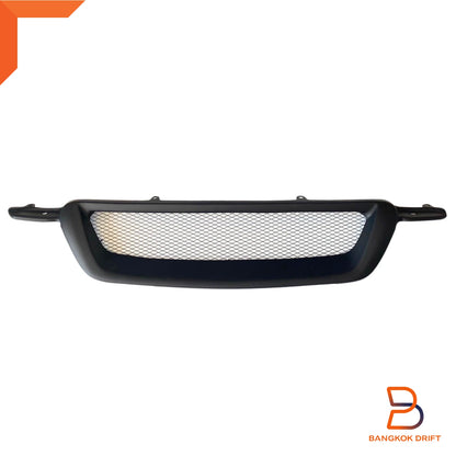 Matte Black Front Mesh Grille Garnish for Honda CR-V (2002-2006)