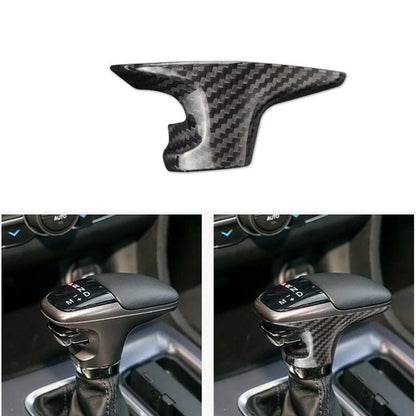 Carbon Fiber Gear Shifter Knob Side Cover  Fit for Dodge Challenger 2015-2019